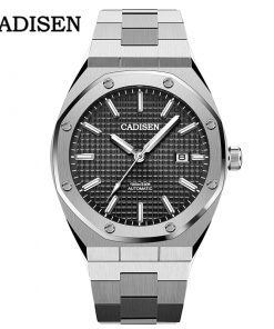 CADISEN Design Brand Luxury Men Watches Mechanical Automatic Blue Watch Men 100M Waterproof Casual Business luminous Wristwatch