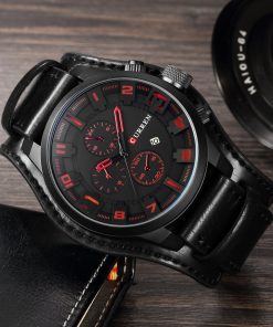 Top CURREN 8225 Brand Luxury Mens Watches Male Clocks Date Sport Military Clock Leather Strap Quartz Business Men Watches Gift