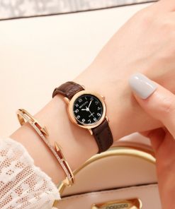 Small Gold Bangle Bracelet Luxury Watches Stainless Steel Retro Ladies Quartz Wristwatches Fashion Casual Women Dress Watch