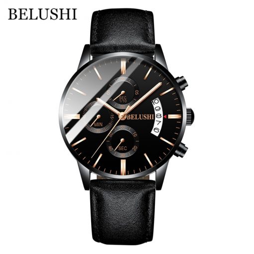 Men's Watch Luxury Brand BELUSHI High-end Man Business Casual Watches Mens Waterproof Sports Quartz Wristwatch relogio masculino